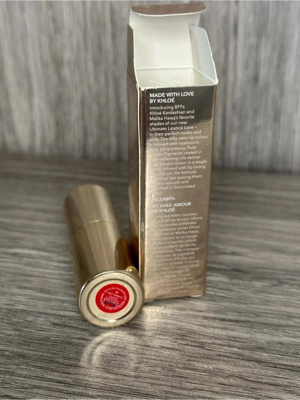BECCA Khloé Malika Ultimate Lipstick — W Hot Tamale ** Discontinued